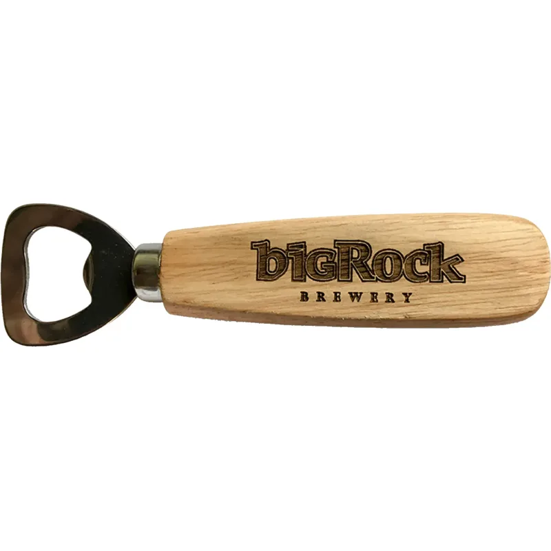 Wood Bottle Opener: Thick Wood Handle — view 2