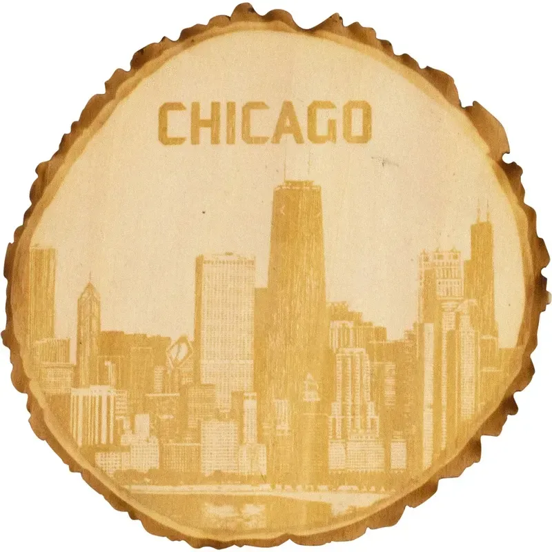 Wood Coasters: Round