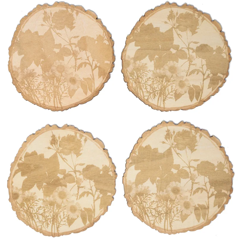 Wood Coasters: Round — view 7