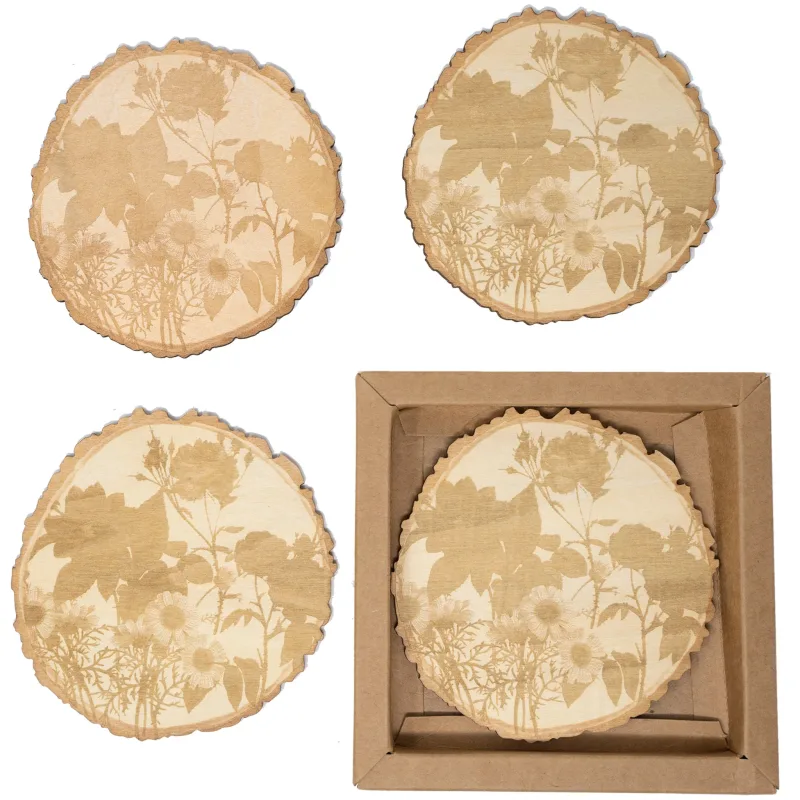 Wood Coasters: Round — view 10