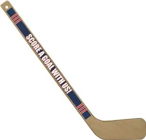 Wood Hockey Stick /24" With Decal