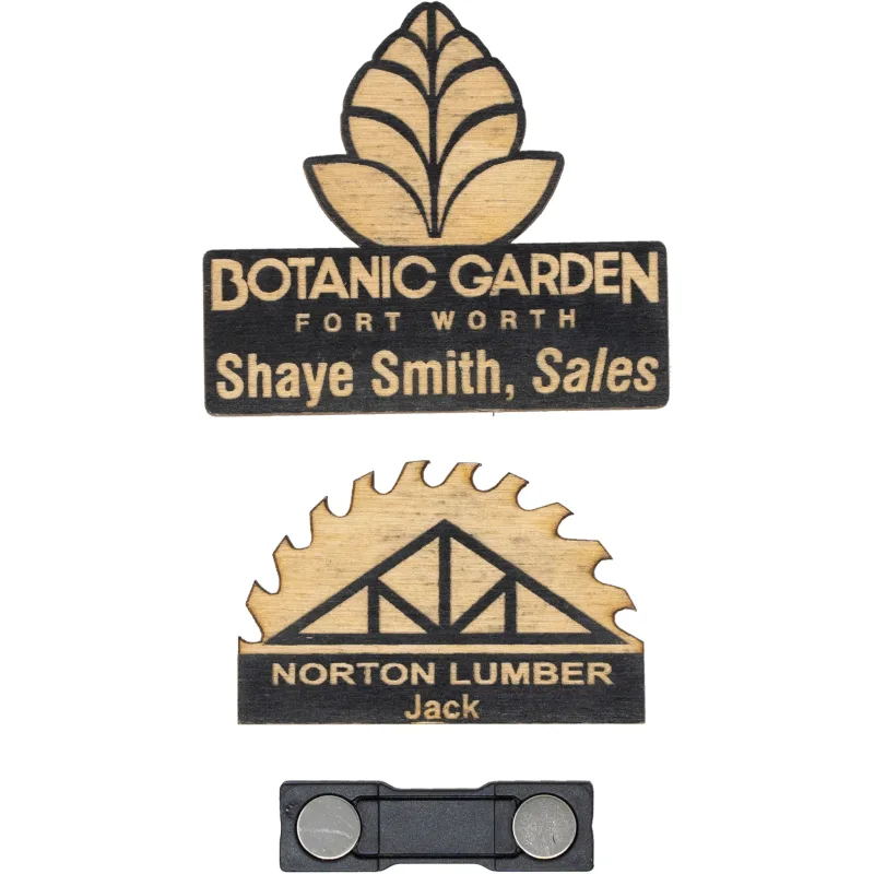 Wood Name Tags — view 5