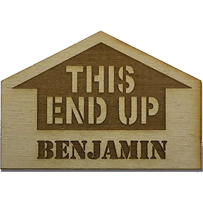 Wood Name Tags — view 6