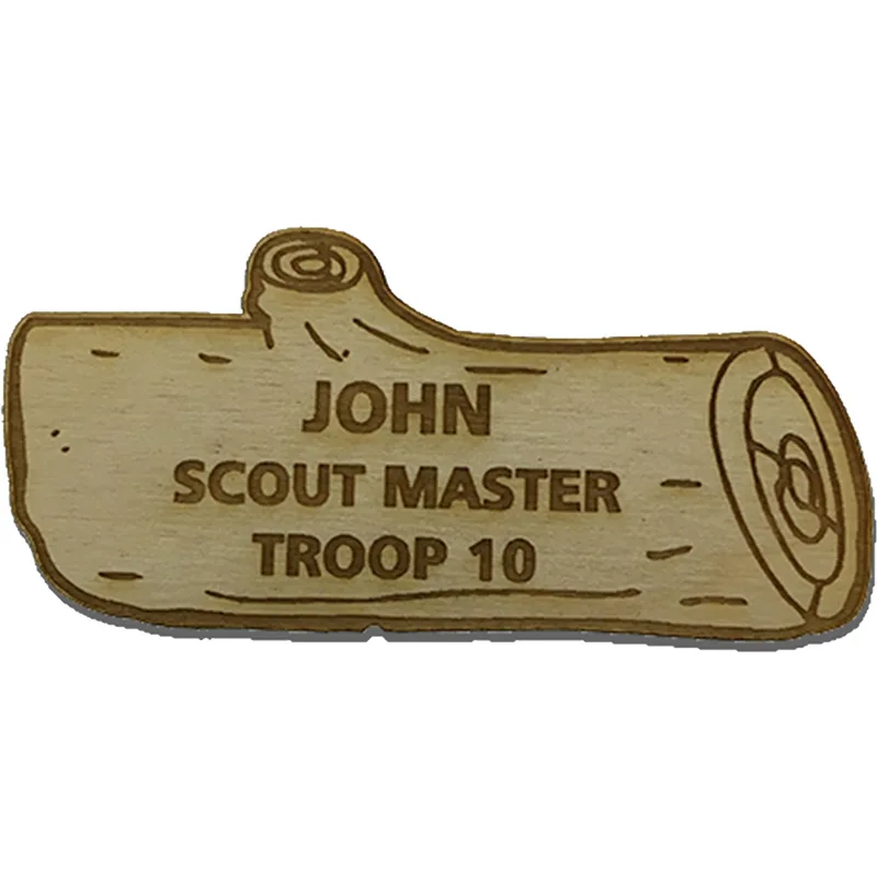 Wood Name Tags — view 10