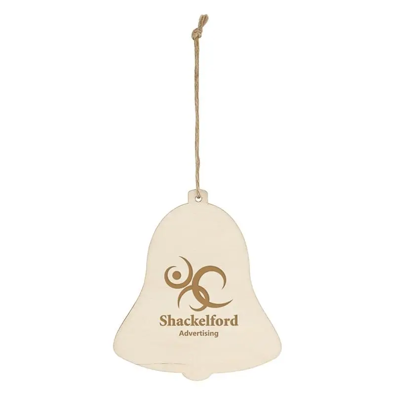 Wood Ornament - Bell