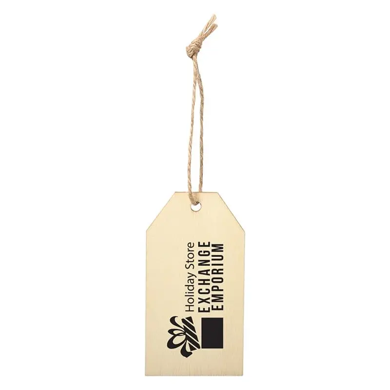 Wood Ornament - Gift Tag