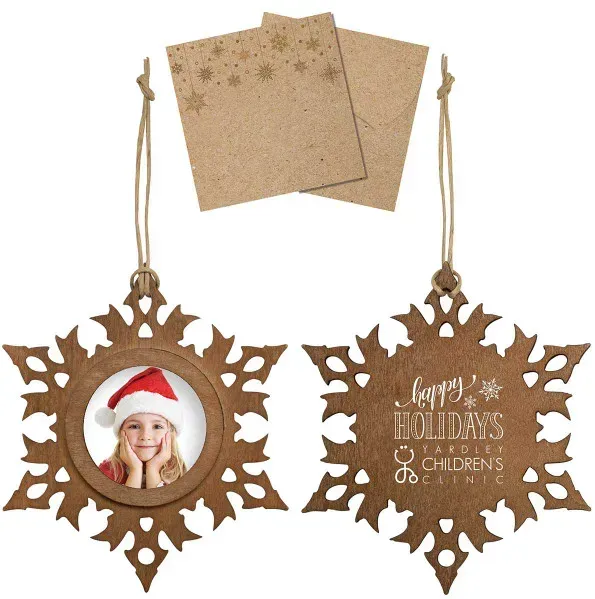 Customized Wood Photo Ornament