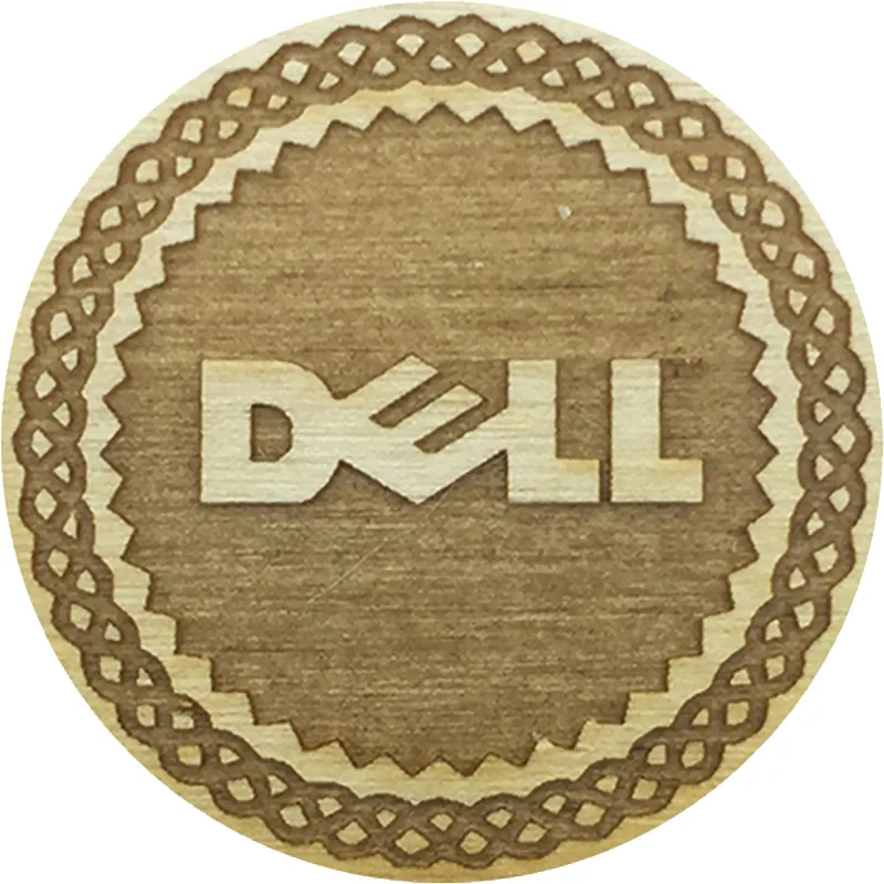 Wood Poker Chips: 1 Side Imprint — view 7