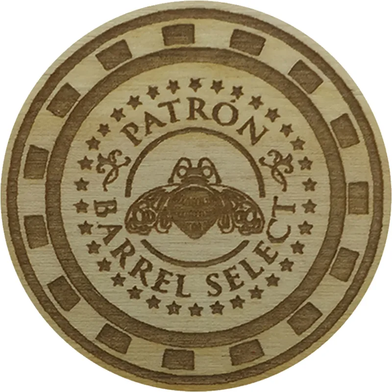 Wood Poker Chips: 1 Side Imprint — view 9