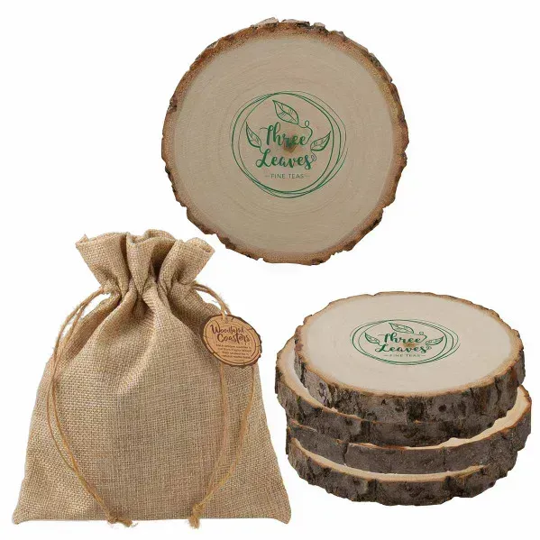 Promotional Woodlands Coaster Set