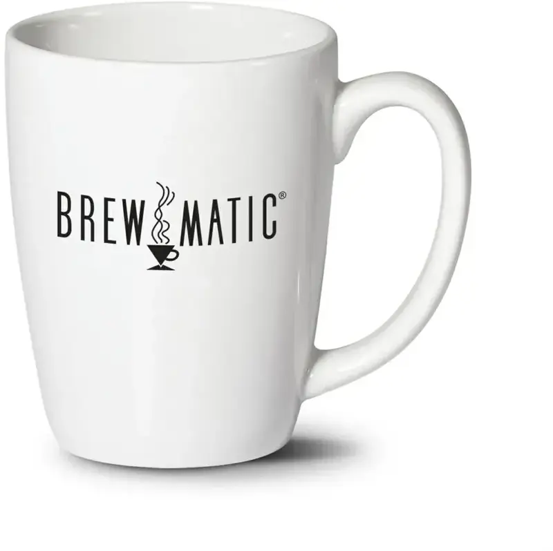 Streamlined 12oz Porcelain Mug for Hot Beverages