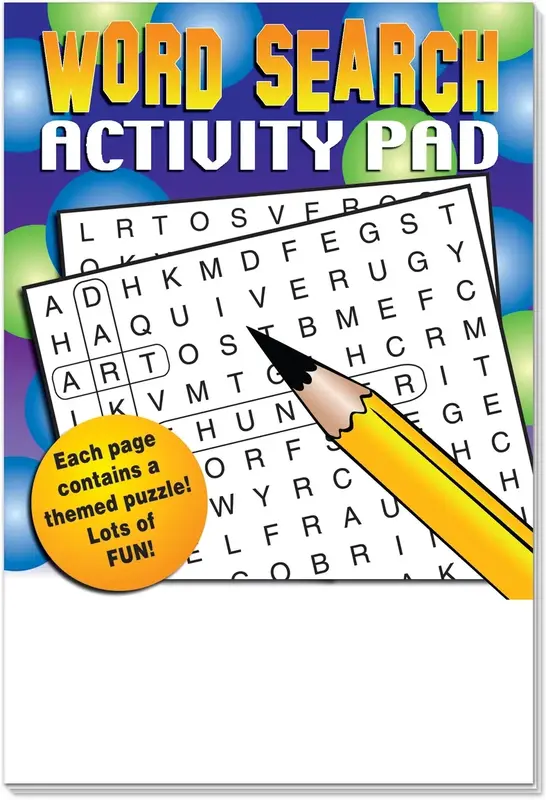 Customized Word Search Activity Pad