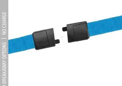 Woven Silk Screen Breakaway Lanyard 5/8″  — view 3