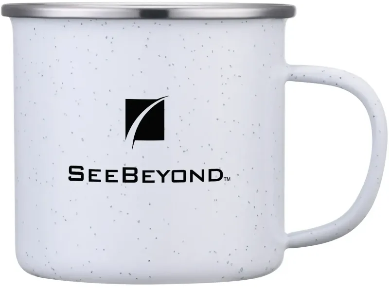 Wren Enamel Mug w/SS Rim - 16oz — view 5