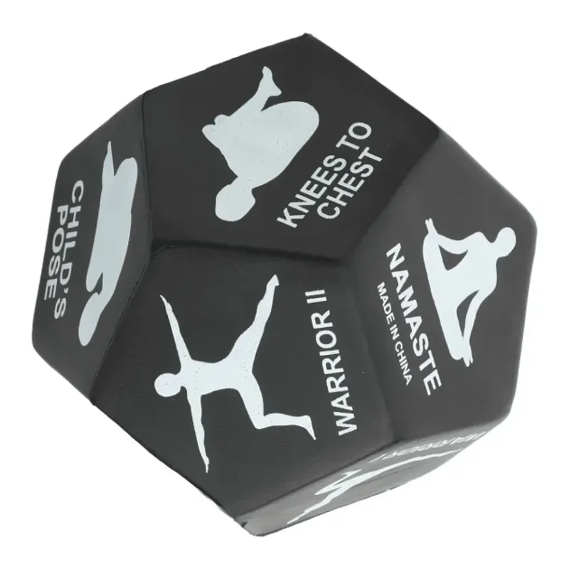 Custom Yoga Exercise Dice - 12 Side — view 2
