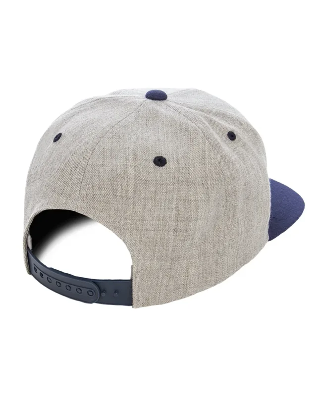 YP Classics Adult Flat Visor Classic Two-Tone Snapback Cap — view 10
