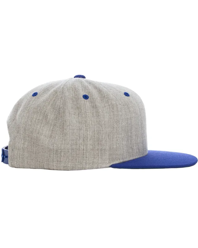 YP Classics Adult Flat Visor Classic Two-Tone Snapback Cap — view 9