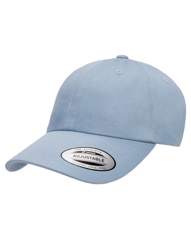 YP Classics Adult Low-Profile Cotton Twill Dad Cap — view 9