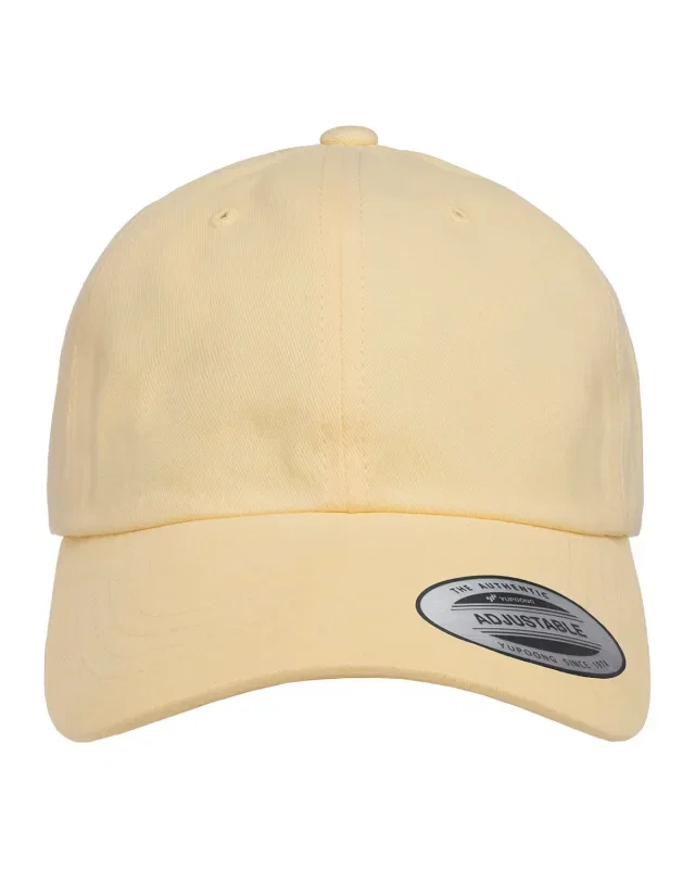 YP Classics Adult Peached Cotton Twill Dad Cap — view 12