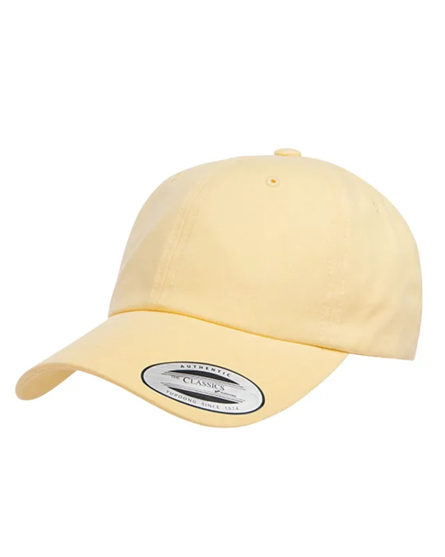 YP Classics Adult Peached Cotton Twill Dad Cap — view 13