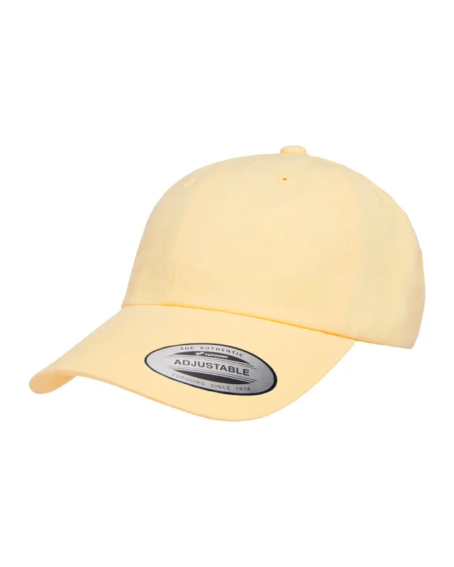 YP Classics Adult Peached Cotton Twill Dad Cap — view 14