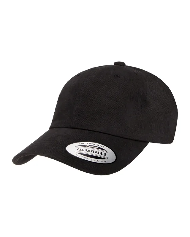 YP Classics Adult Peached Cotton Twill Dad Cap — view 19