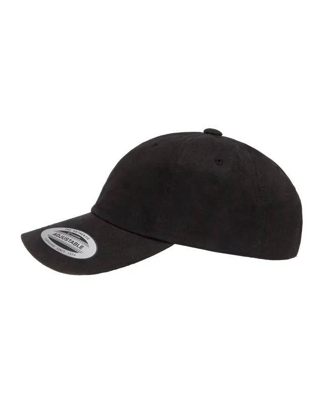 YP Classics Adult Peached Cotton Twill Dad Cap — view 20