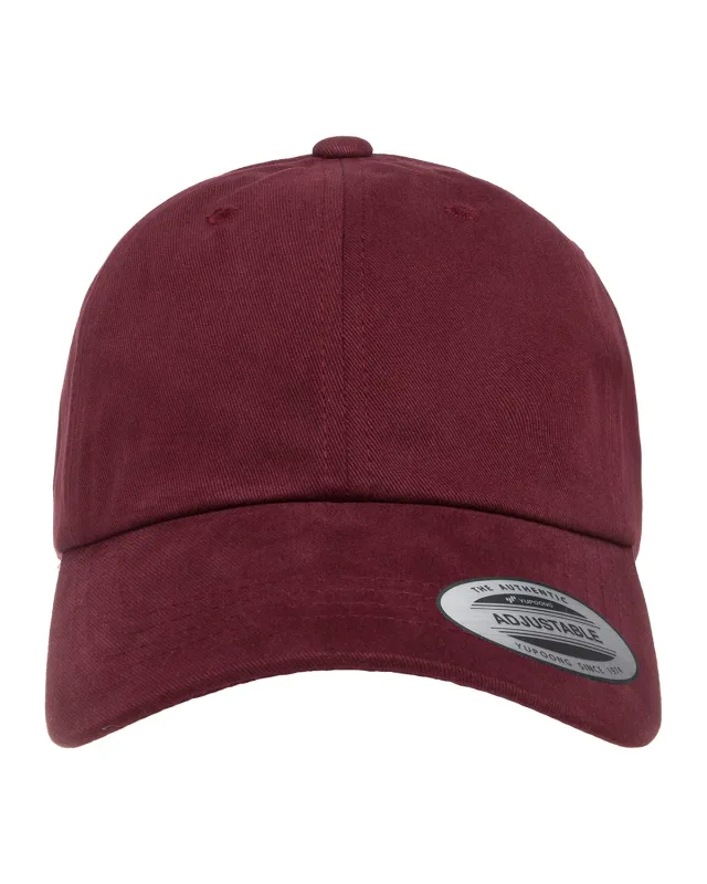 YP Classics Adult Peached Cotton Twill Dad Cap — view 22