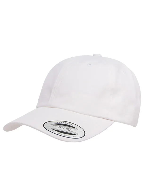 YP Classics Adult Peached Cotton Twill Dad Cap — view 3