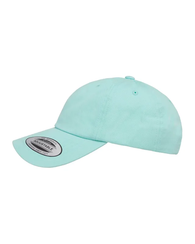 YP Classics Adult Peached Cotton Twill Dad Cap — view 30