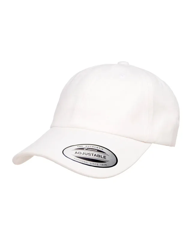 YP Classics Adult Peached Cotton Twill Dad Cap — view 4