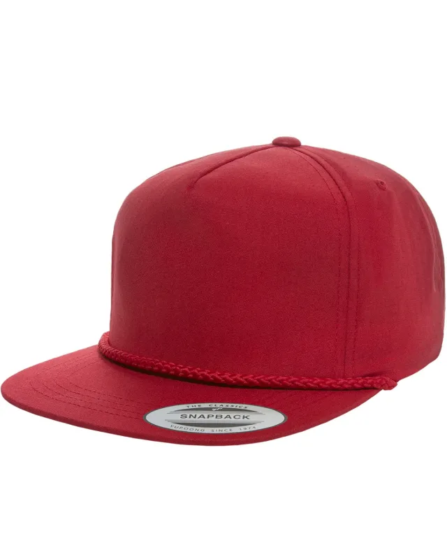 YP Classics Poplin Golf Snapback Cap — view 10