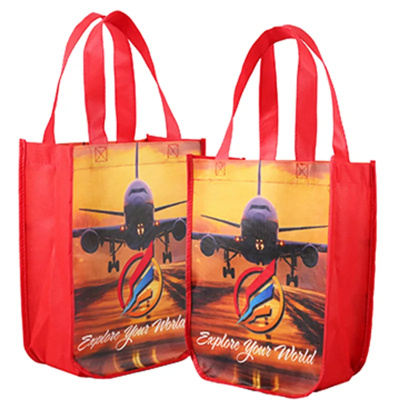 Yuma Sublimated Non-Woven Curve Bottom Tote (2-sided) — view 5
