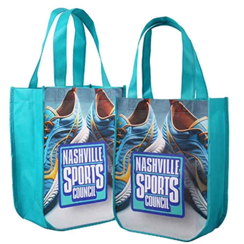 Yuma Sublimated Non-Woven Curve Bottom Tote (2-sided) — view 8