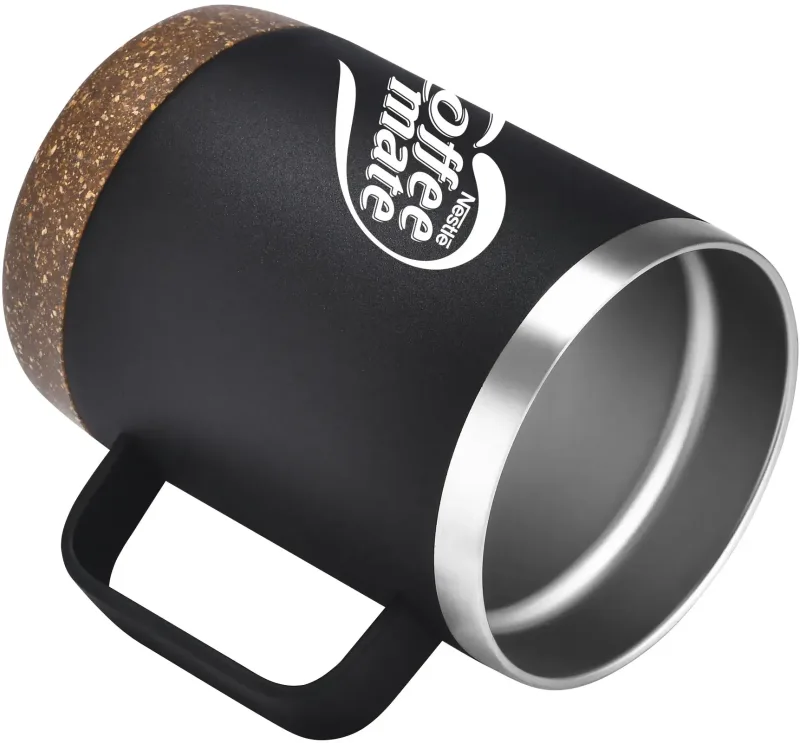 Zeya 12oz Vacuum Insulated Eco Mug with Cork Bottom — view 10