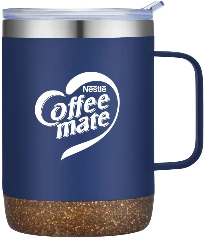 Zeya 12oz Vacuum Insulated Eco Mug with Cork Bottom — view 3