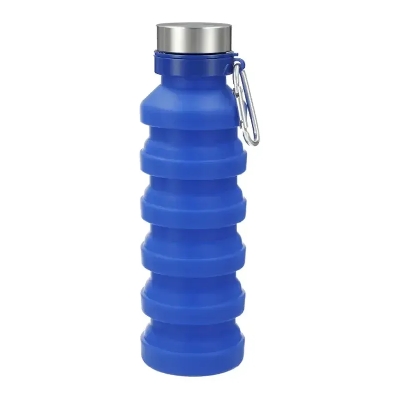 Branded Zigoo Collapsible Silicone Bottle - 18oz