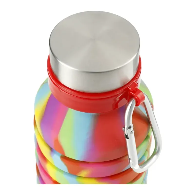 Personalized Zigoo Silicone Collapsible Water Bottle - 18oz — view 15
