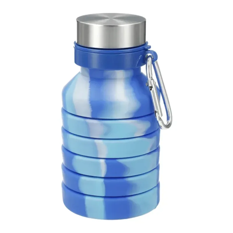 Personalized Zigoo Silicone Collapsible Water Bottle - 18oz — view 3