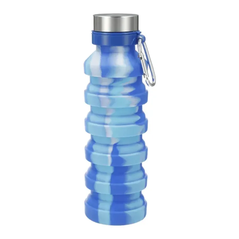 Personalized Zigoo Silicone Collapsible Water Bottle - 18oz — view 4