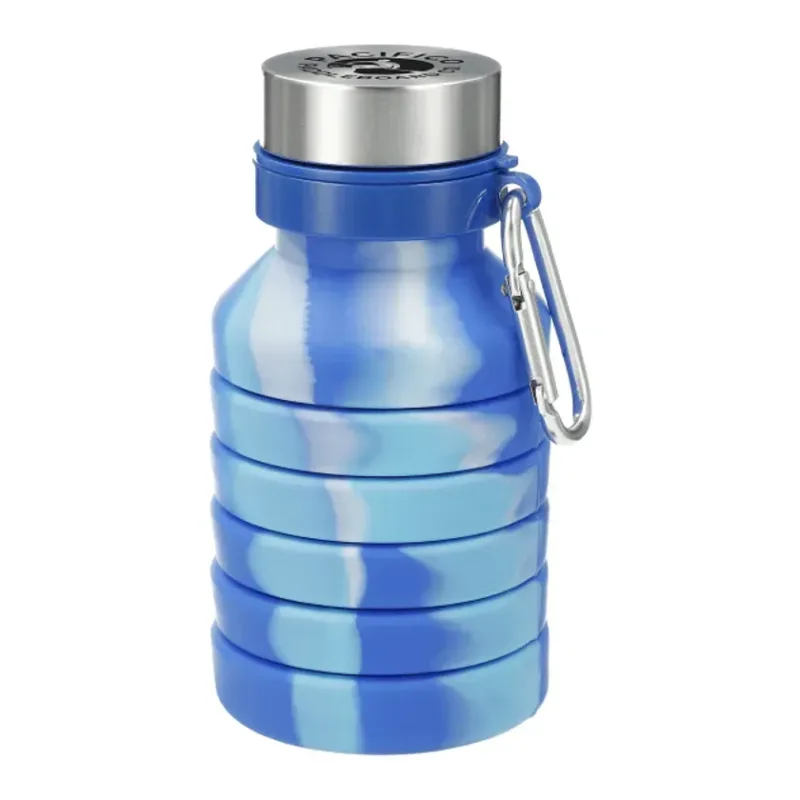 Personalized Zigoo Silicone Collapsible Water Bottle - 18oz — view 7