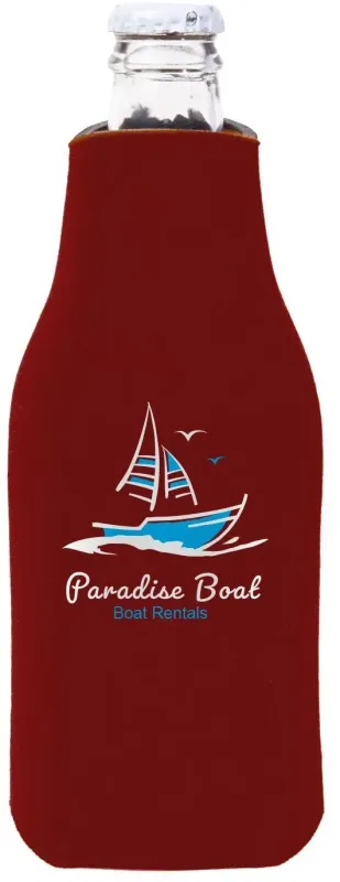 Custom Zipper Bottle Cooler — view 24