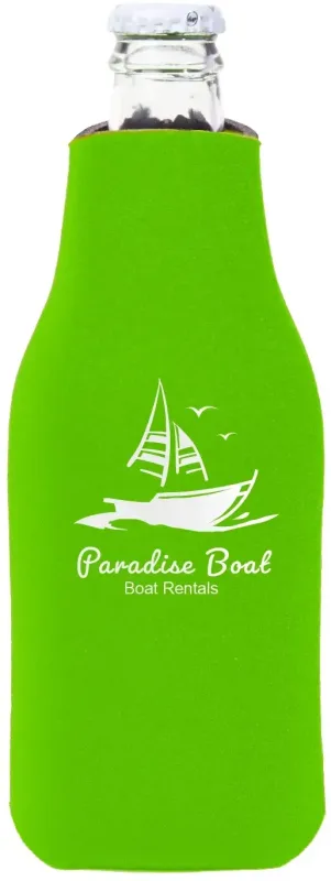 Custom Zipper Bottle Cooler — view 4
