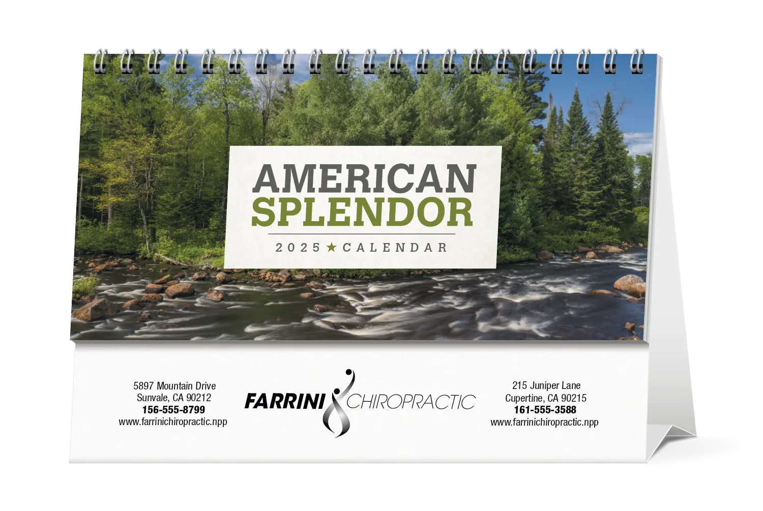 Custom American Splendor Desk Calendar Promotional Product Inc.