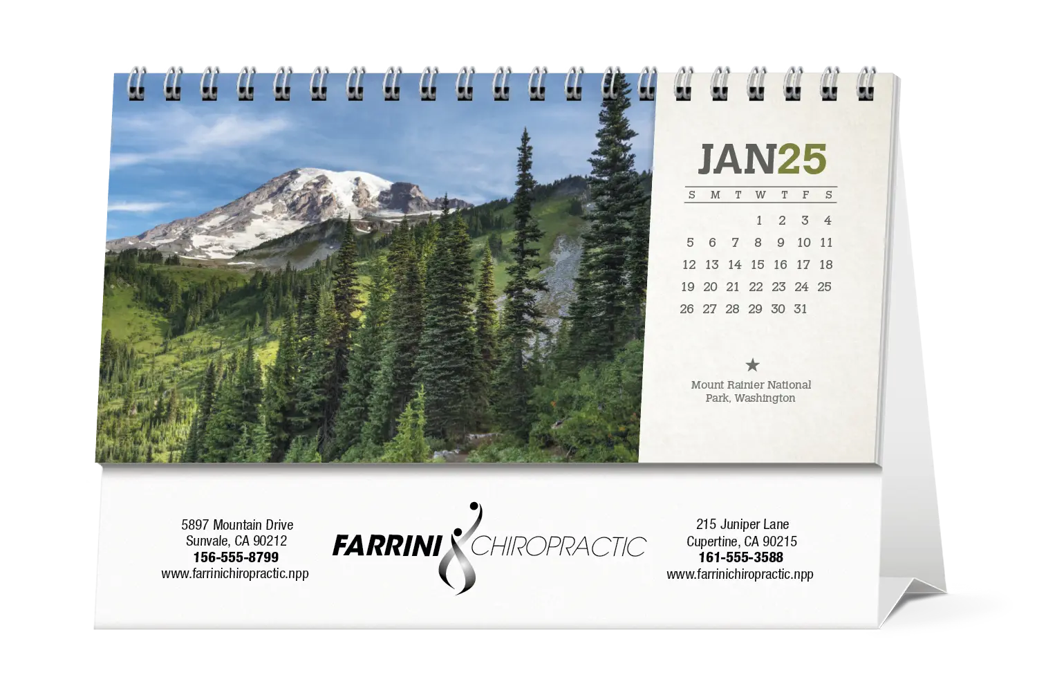 Custom American Splendor Desk Calendar Promotional Product Inc.