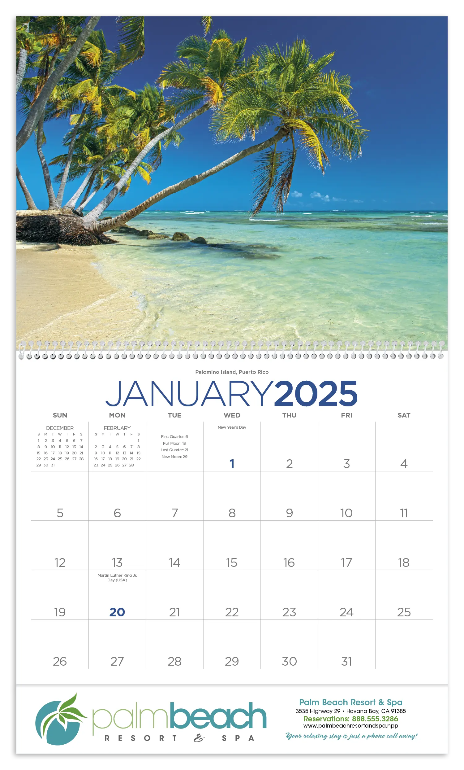 Custom Beaches Calendar Promotional Product Inc.