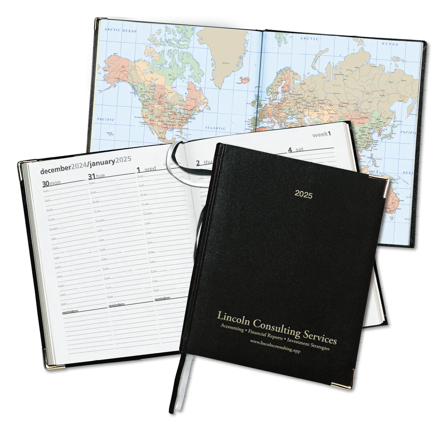 Custom Symphony International Weekly Desk Calendar - Promotional ...