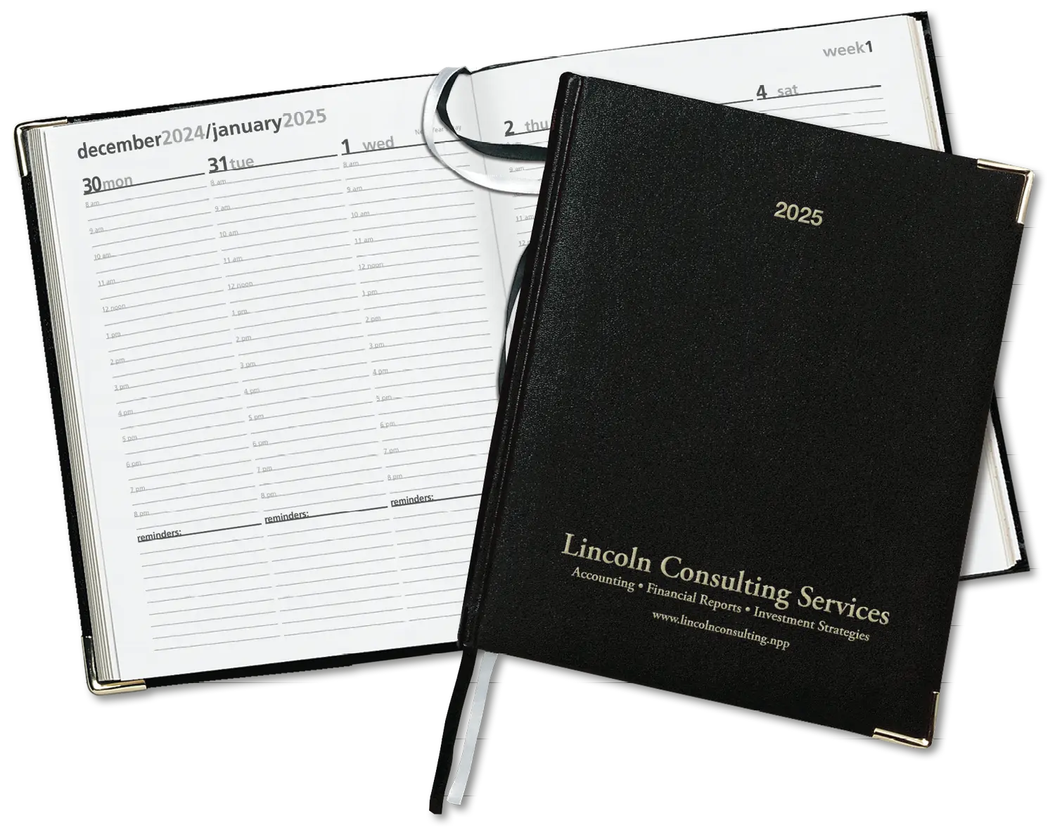 Custom Symphony International Weekly Desk Calendar Promotional