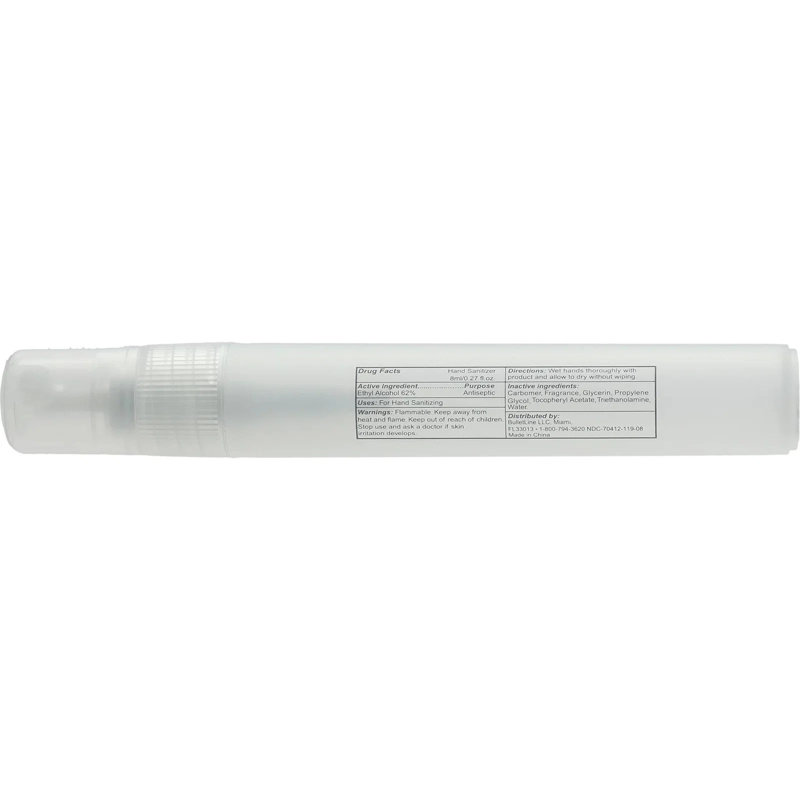Personalized Pen Sprayer Sanitizer - 0.27oz with 62% Alcohol — view 11