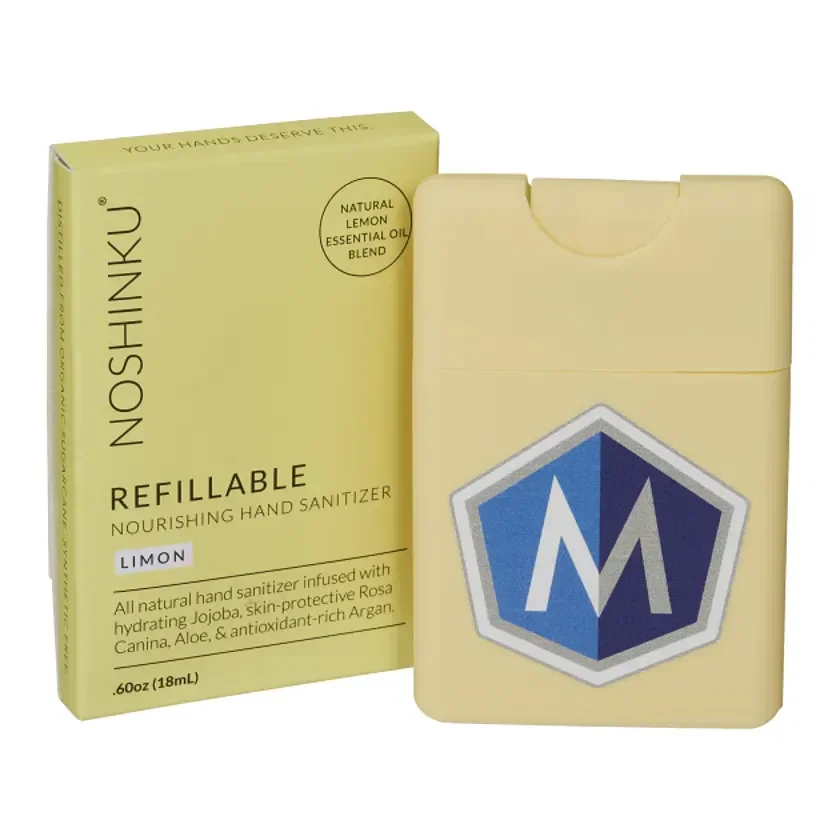 Personalized Noshinku Refillable Pocket Hand Sanitizer - 0.6oz — view 12
